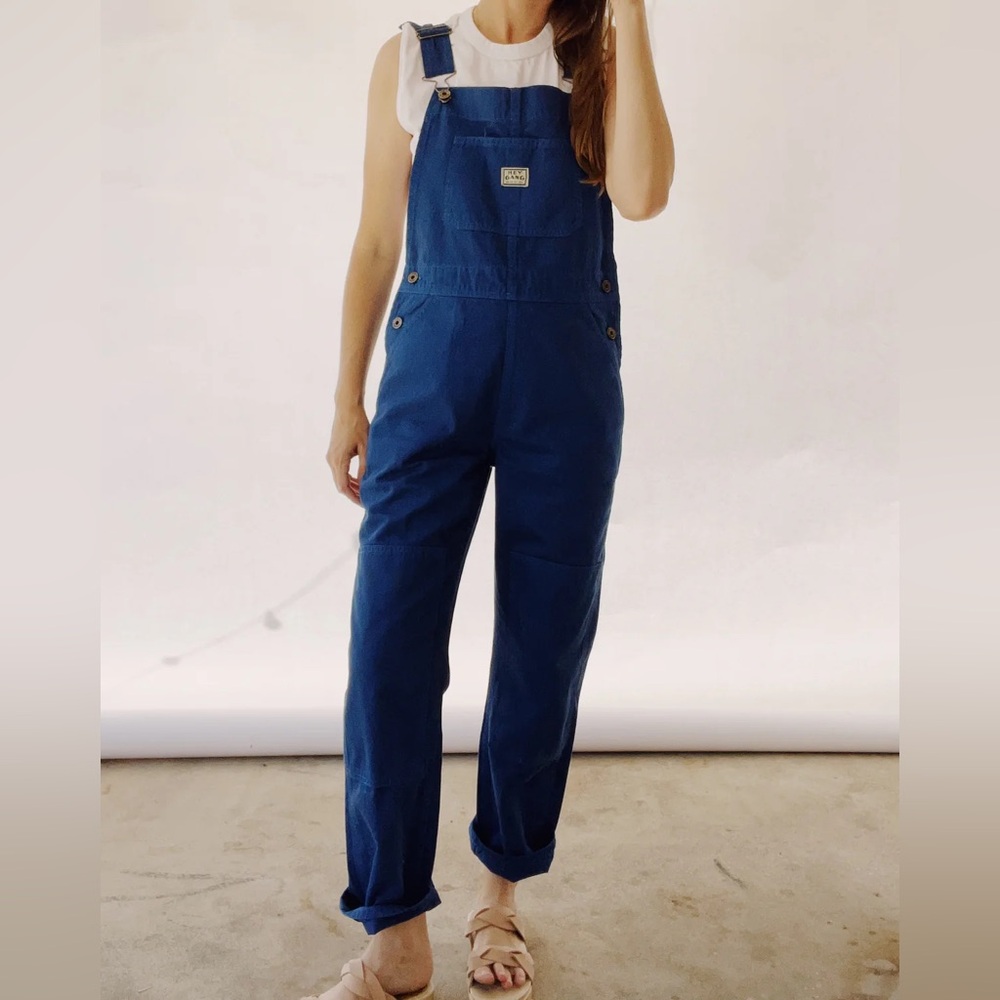 The Kneepatch Overalls French Blue - Size 2